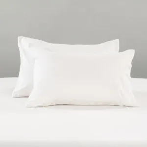 Pillowcase Pair - Cotton, White - Canningvale by Canningvale_Sereno, a Sheets for sale on Style Sourcebook