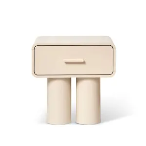 Otis Bedside Table - Beige - Mocka by Mocka., a Side Table for sale on Style Sourcebook