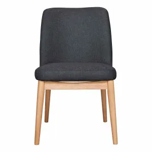 Stanford Dining Chair in Belfast Charcoal / Clear by OZ Design, a Dining Chairs for sale on Style Sourcebook