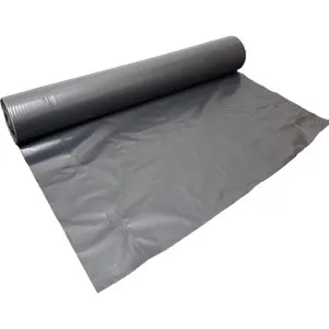 Builders Film Black Roll 200UM 2.0m x 50 Lineal Metres (100 Square Metres per roll) by null, a Medium Neutral Engineered Boards for sale on Style Sourcebook