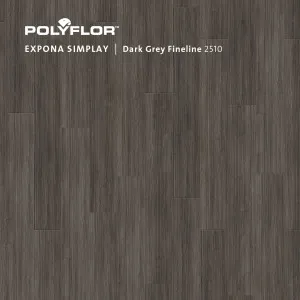 Expona Simplay - Dark Grey Fineline by Expona Simplay, a Dark Neutral Vinyl for sale on Style Sourcebook