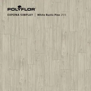 Expona Simplay - White Rustic Pine by Expona Simplay, a Light Neutral Vinyl for sale on Style Sourcebook