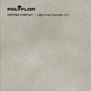 Expona Simplay - Light Grey Concrete by Expona Simplay, a Light Neutral Vinyl for sale on Style Sourcebook