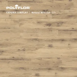 Expona Simplay - Natural Wild Oak by Expona Simplay, a Light Neutral Vinyl for sale on Style Sourcebook