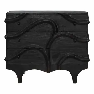 Ellis Buffet 91cm in Mangowood Black by OZ Design, a Sideboards, Buffets & Trolleys for sale on Style Sourcebook