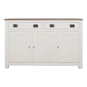 Hyatt Buffet 140cm in Mindi Dark Driftwood / Mangowood Ivory by OZ Design, a Sideboards, Buffets & Trolleys for sale on Style Sourcebook