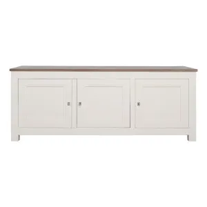 Hyatt Entertainment Unit 160cm in Mindi Dark Driftwood / Mangowood Ivory by OZ Design, a Entertainment Units & TV Stands for sale on Style Sourcebook