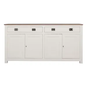 Hyatt Buffet 176cm in Mindi Dark Driftwood / Mangowood Ivory by OZ Design, a Sideboards, Buffets & Trolleys for sale on Style Sourcebook