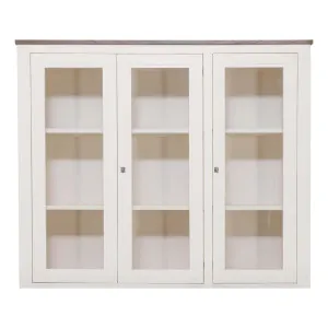 Hyatt Hutch 140cm in Mindi Dark Driftwood / Mangowood Ivory by OZ Design, a Sideboards, Buffets & Trolleys for sale on Style Sourcebook