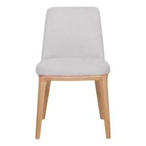 Hayes Dining Chair in Belfast Beige / Clear by OZ Design, a Dining Chairs for sale on Style Sourcebook