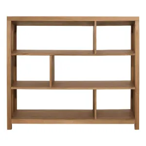 Otis 3 Tier Bookshelf 120x120cm in Oak Caramel by OZ Design, a Bookshelves for sale on Style Sourcebook