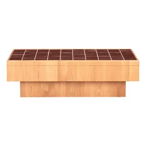 Jolie Coffee Table in Ceramic Chocolate / Oak by OZ Design, a Coffee Table for sale on Style Sourcebook