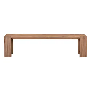Calix Bench 220cm in Rustic Elm Caramel by OZ Design, a Benches for sale on Style Sourcebook