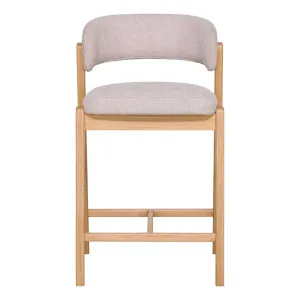 Pascal Bar Chair in Chacha Beige / Oak Clear by OZ Design, a Bar Stools for sale on Style Sourcebook