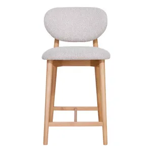 Malfa Bar Chair in Cobble Linen / Clear by OZ Design, a Bar Stools for sale on Style Sourcebook