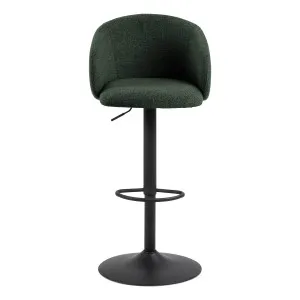 Eleanor Swivel Bar Stool in Monza Green / Black by OZ Design, a Bar Stools for sale on Style Sourcebook