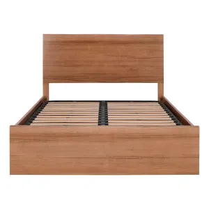 Melba Queen Bed Frame w/ Gas Lift Storage in West Australian Marri by OZ Design, a Beds & Bed Frames for sale on Style Sourcebook