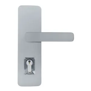 Trilock Cove Harper Double Cylinder Entrance Lever Set in Satin Chrome by Gainsborough, a Door Hardware for sale on Style Sourcebook