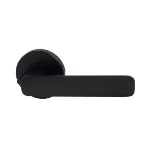 Choice Harper Privacy Lever Set In Matte Black by Gainsborough, a Door Hardware for sale on Style Sourcebook