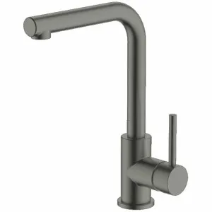 Gareth Ashton Lucia Sidelever Mixer Tap Gun Metal 3K2-GM by Gareth Ashton, a Kitchen Taps & Mixers for sale on Style Sourcebook
