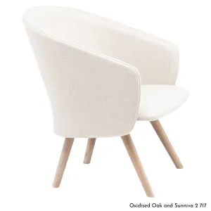 De La Espada Saia Lounge Chair in Oak Timber - Upholstery Range A - 407KA by De La Espada, a Chairs for sale on Style Sourcebook