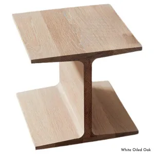 De La Espada I Beam Side Table - Oak 345K by De La Espada, a Side Table for sale on Style Sourcebook