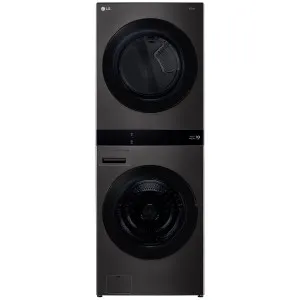 LG AI WashTower 19kg/10kg All-In-One Stacked Washer Dryer Black Steel WWT-1910B by LG, a Washing Machines & Dryers for sale on Style Sourcebook