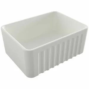 Turner Hastings Novi 60 x 46 Fine Fireclay Single Bowl Butler Sink Matte White NO603FS-MW by Turner Hastings, a Kitchen Sinks for sale on Style Sourcebook