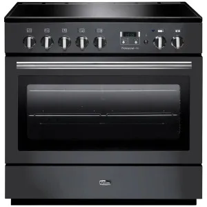 Falcon 90cm Professional FX Induction Freestanding Oven/Stove Slate and Chrome PROP90FXEISL-CH by Falcon, a Ovens for sale on Style Sourcebook