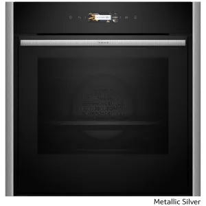 NEFF 60cm Pyrolytic Slide & Hide Oven Metallic Silver B59CR72Y0A-MS by NEFF, a Ovens for sale on Style Sourcebook