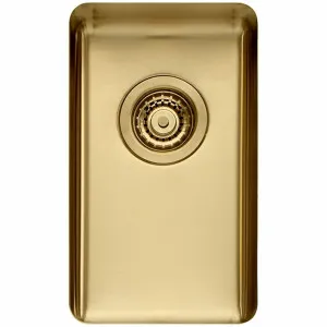 Titan Small Single Bowl Sink Champagne TSCH28 by null, a Kitchen Sinks for sale on Style Sourcebook