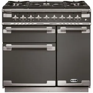 Falcon 90cm Elise Freestanding Dual Fuel Oven/Stove Slate and Nickel ELS90DFSL/N by Falcon, a Cooktops for sale on Style Sourcebook