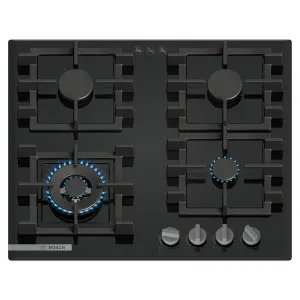 Bosch Series 4 60cm Gas Cooktop with Wok Burner PNK6B6K40A by Bosch, a Cooktops for sale on Style Sourcebook