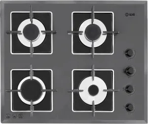 ILVE 60cm Grigio Lusso Natural Gas Tempered Glass Cooktop ILGV604 by Ilve, a Cooktops for sale on Style Sourcebook