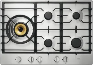 ASKO 75cm Natural Gas Cooktop with Super Flex Wok Burner Stainless Steel HG1776SD by Asko, a Cooktops for sale on Style Sourcebook