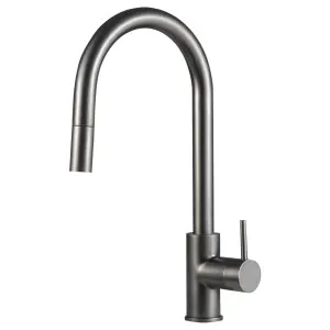Rogerseller Tonic Sink Mixer with Pull Out Spray - Graphite 3606013805 by Rogerseller, a Kitchen Taps & Mixers for sale on Style Sourcebook