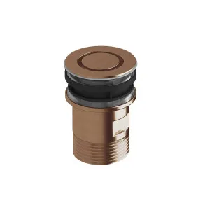 Sussex Taps Bath Plug and Waste LUXPVD® Brushed Silk Rose Gold SXBHPW-66 by Sussex Taps, a Kitchen Taps & Mixers for sale on Style Sourcebook