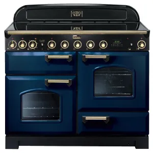 Falcon 110cm Royal Blue Induction Classic Deluxe Freestanding Oven CDL110EIRBBR by Falcon, a Cooktops for sale on Style Sourcebook