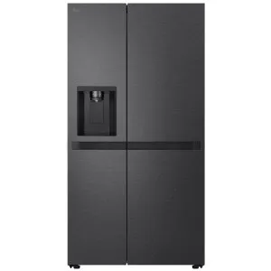 LG 625L Side by Side Fridge with Non-Plumbed Ice and Water Matte Black GS-N599MBL by LG, a Refrigerators, Freezers for sale on Style Sourcebook