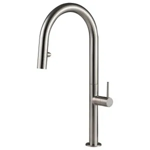 Rogerseller Myhill Sink Mixer with Pull Out Spray - Brushed Nickel 3606012607 by Rogerseller, a Kitchen Taps & Mixers for sale on Style Sourcebook