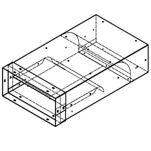 Qasair Duct Director Left Single Motor Ducting DD1HL by Qasair, a Rangehoods for sale on Style Sourcebook