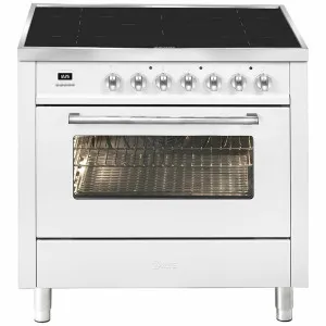 ILVE 90cm Pro-Line Single Electric Oven with Induction Cooktop White LBI09WMPWH by Ilve, a Cooktops for sale on Style Sourcebook
