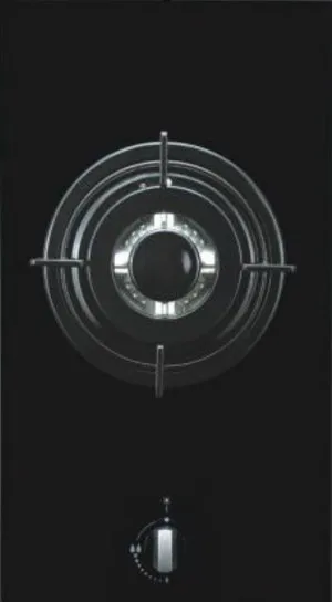 Artusi 30cm Domino Natural Gas Wok Burner Tempered Glass CAGH31B by Artusi, a Cooktops for sale on Style Sourcebook