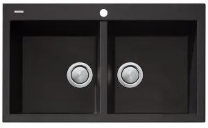 Oliveri Santorini Double Bowl Topmount Sink ST-BL1564 by Oliveri, a Kitchen Sinks for sale on Style Sourcebook