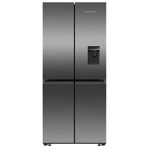 Fisher & Paykel Series 7 498L Quad Door Refrigerator with Ice and Water Black Stainless Steel RF500QNUB1 by Fisher & Paykel, a Refrigerators, Freezers for sale on Style Sourcebook