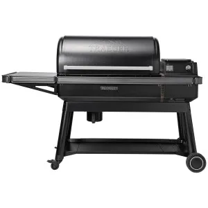 Traeger Ironwood Pellet Wood Grill Black TFB93RLGG by Traeger, a BBQs for sale on Style Sourcebook