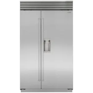 Sub-Zero Classic 879L Built-In Side By Side Fridge with External Ice and Water Dispenser - Pro Handles ICBCL4850SDSP by Sub-Zero, a Refrigerators, Freezers for sale on Style Sourcebook