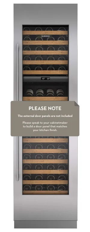 Sub-Zero Designer 102 Bottle Integrated Wine Storage Cabinet Right Hinge ICBIW-24-RH by Sub-Zero, a Wine Fridges for sale on Style Sourcebook