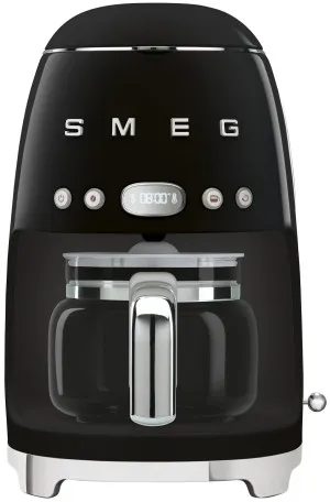 Smeg 50s Retro Style Drip Filter Coffee Machine Black DCF02BLAU by Smeg, a Espresso Machines for sale on Style Sourcebook
