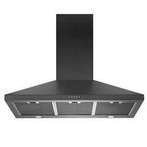 Schweigen 90cm Wallmount Canopy Rangehood Matte Black TRI-900B by Schweigen, a Rangehoods for sale on Style Sourcebook